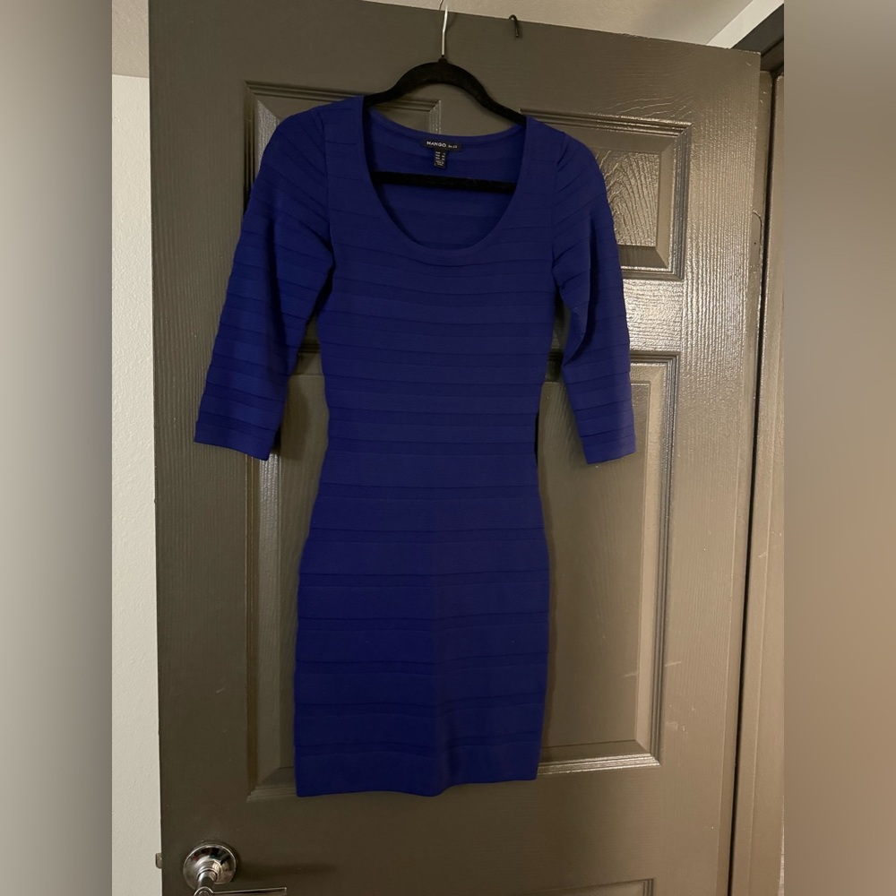 Cobalt blue bandage Dress